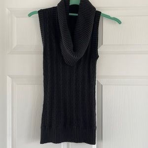BCBGMaxAzria Cowl Neck Sweater Tank Top